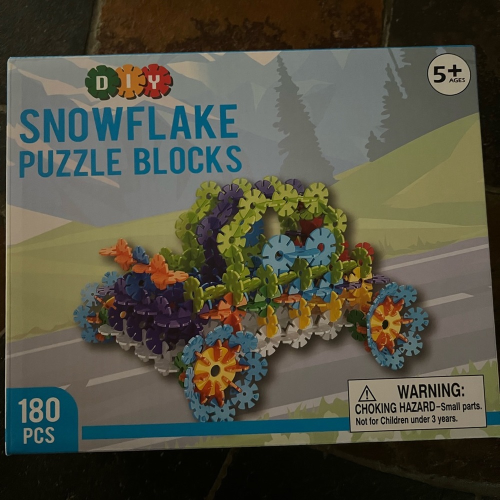 Snowflake Puzzle Blocks
